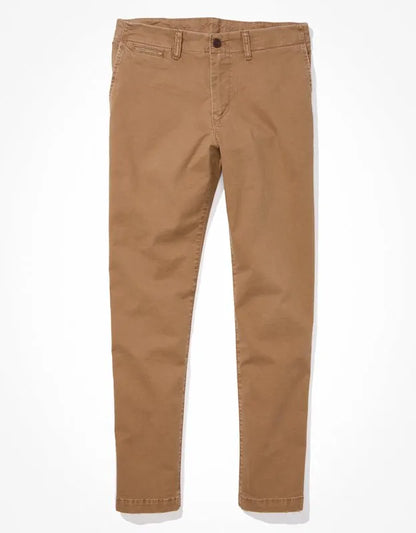 AE Flex Slim Straight Lived-In Khaki Pant