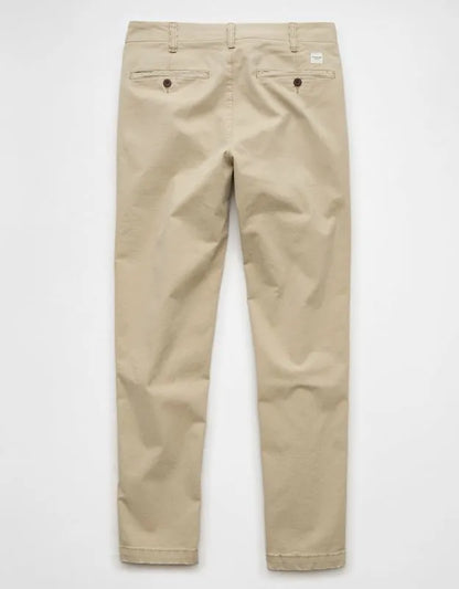 AE Flex Slim Straight Lived-In Khaki Pant