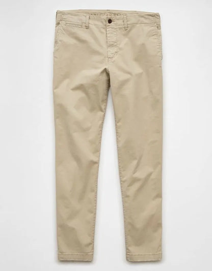 AE Flex Slim Straight Lived-In Khaki Pant
