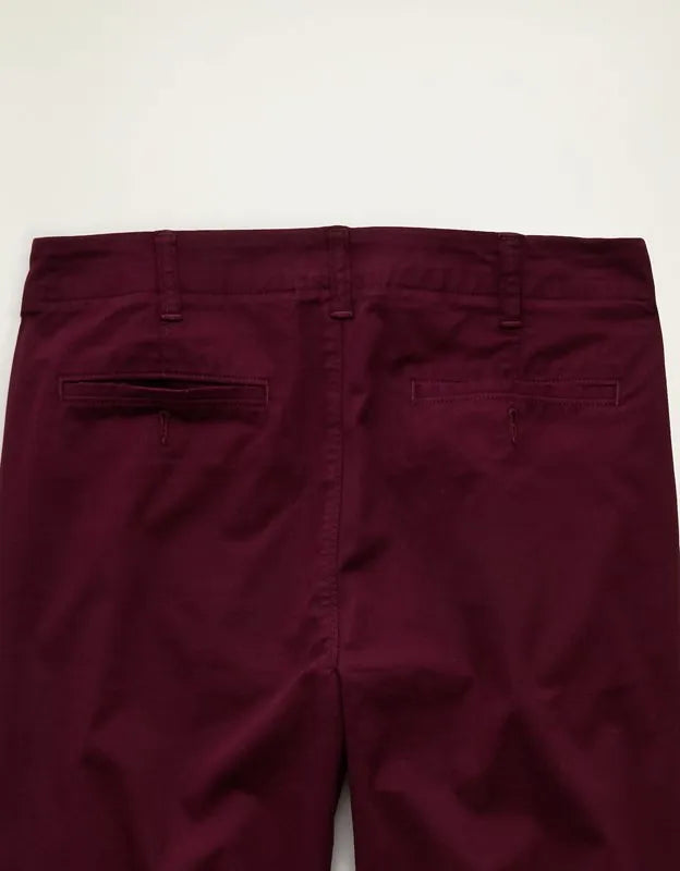 AE Flex Slim Straight Lived-In Khaki Pant