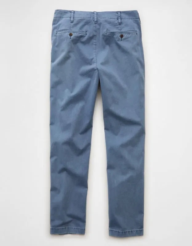 AE Flex Slim Straight Lived-In Khaki Pant