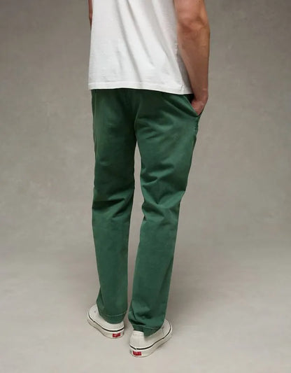 AE Flex Slim Straight Lived-In Khaki Pant