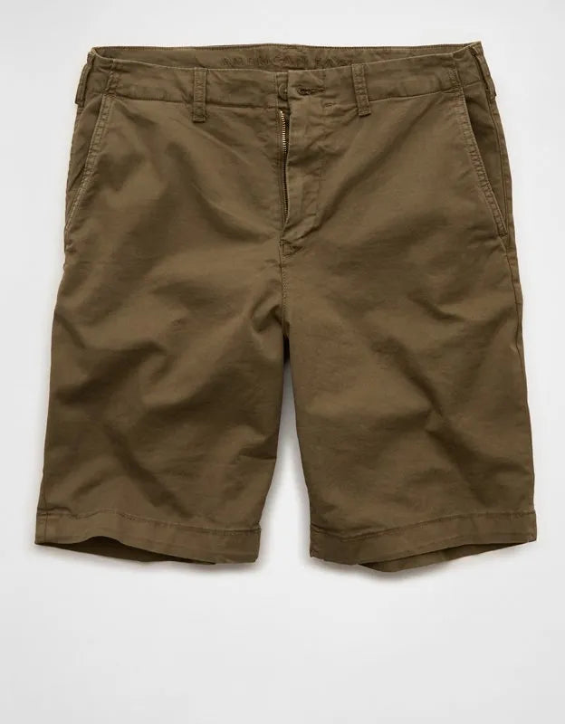 AE 10" Flex Loose Lived-In Khaki Short