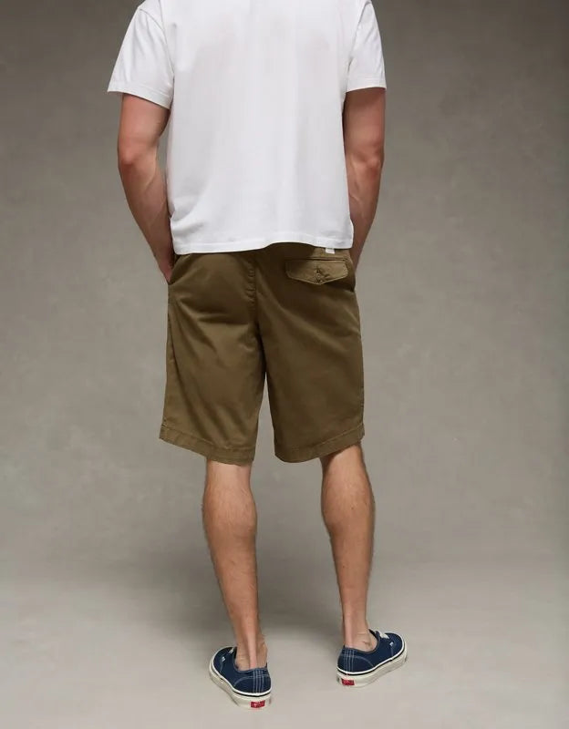 AE 10" Flex Loose Lived-In Khaki Short