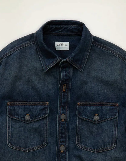 AE x Lamine Yamal Denim Overshirt