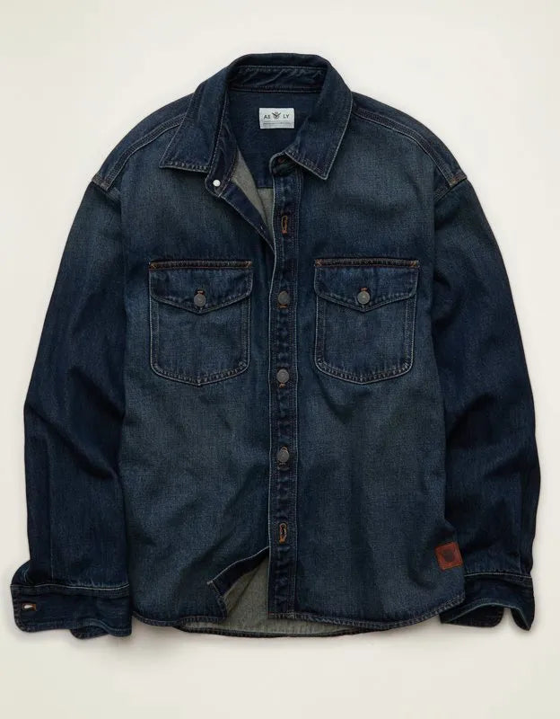AE x Lamine Yamal Denim Overshirt