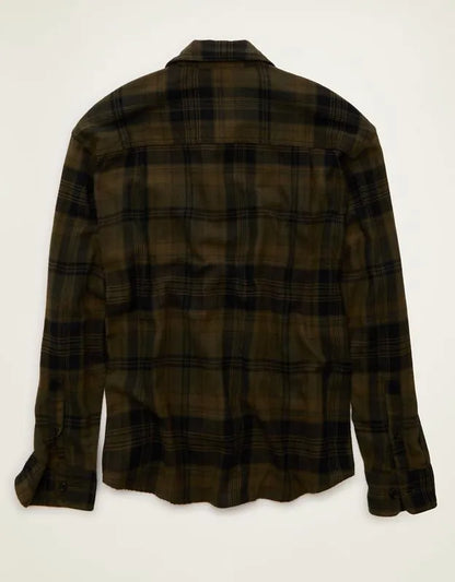 AE x Lamine Yamal Flannel Button-Up Shirt