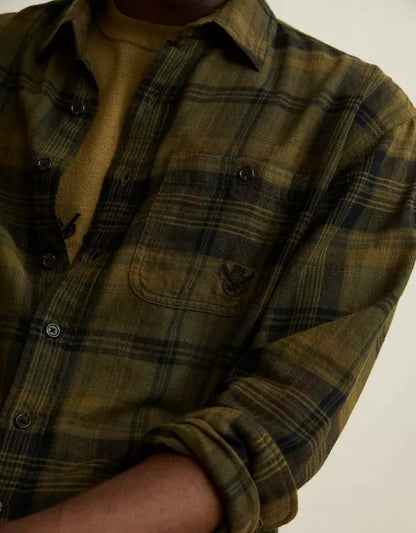 AE x Lamine Yamal Flannel Button-Up Shirt