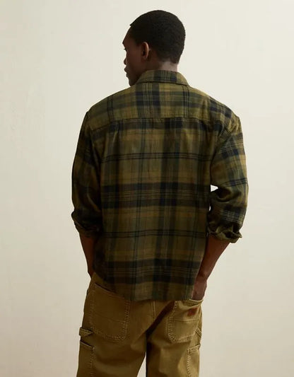 AE x Lamine Yamal Flannel Button-Up Shirt