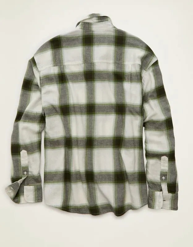 AE x Lamine Yamal Flannel Button-Up Shirt