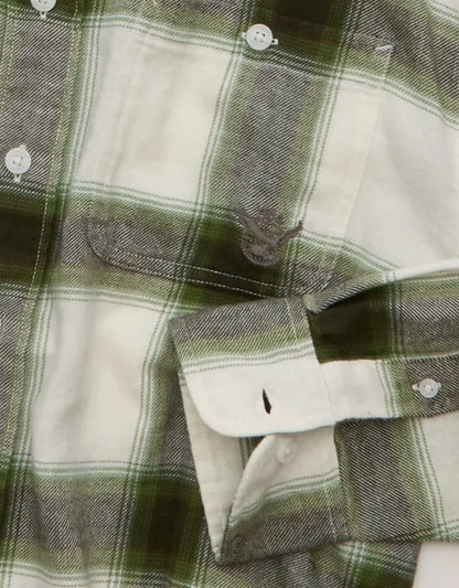 AE x Lamine Yamal Flannel Button-Up Shirt