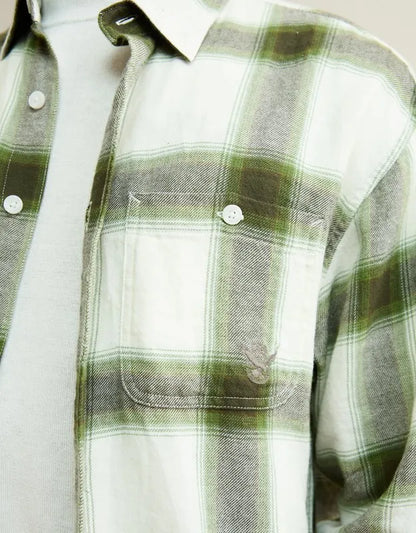 AE x Lamine Yamal Flannel Button-Up Shirt
