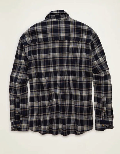 AE x Lamine Yamal Flannel Button-Up Shirt