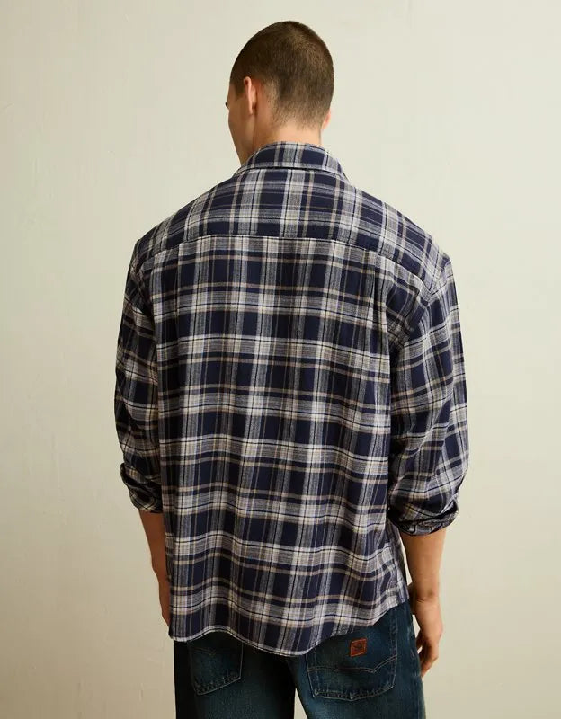 AE x Lamine Yamal Flannel Button-Up Shirt