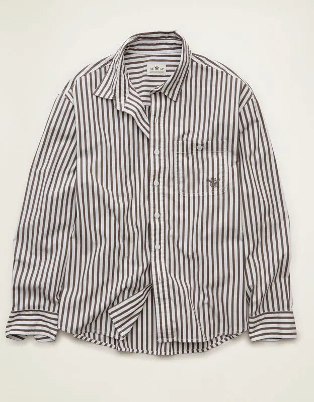 AE x Lamine Yamal Poplin Button-Up Shirt