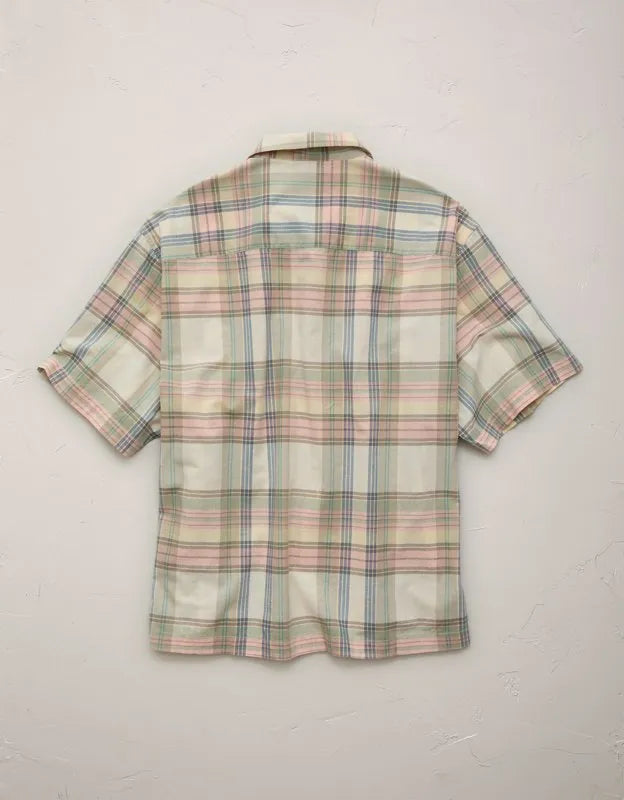 AE77 Madras Short-Sleeve Shirt