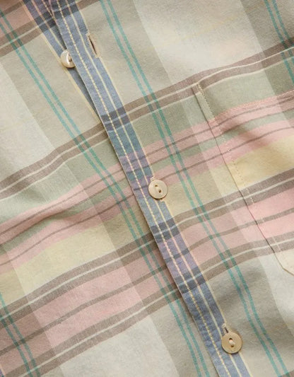 AE77 Madras Short-Sleeve Shirt
