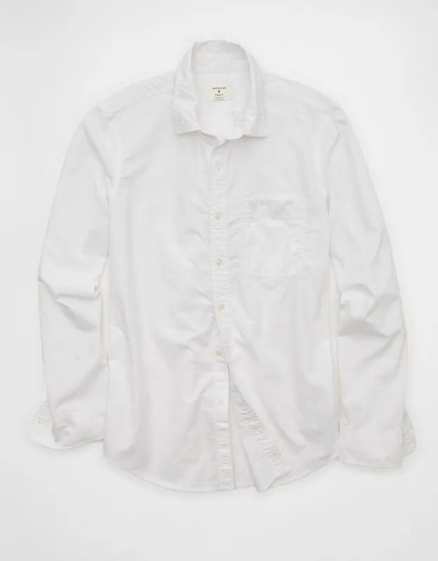 AE Slim Fit Poplin Button-Up Shirt