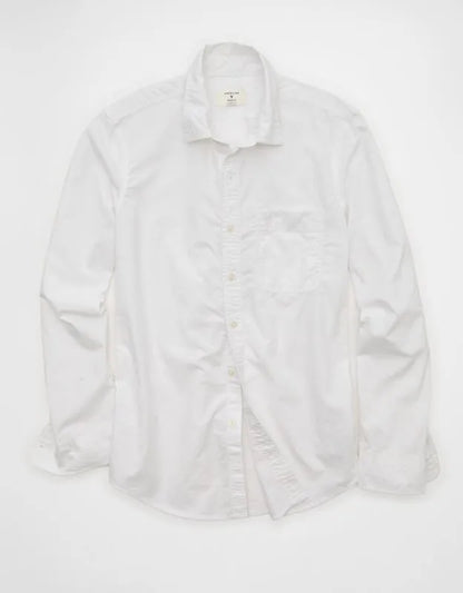 AE Slim Fit Poplin Button-Up Shirt