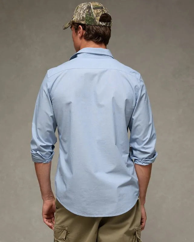 AE Slim Fit Poplin Button-Up Shirt