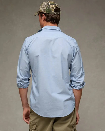 AE Slim Fit Poplin Button-Up Shirt