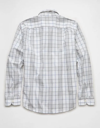 AE Standard Fit Poplin Button-Up Shirt