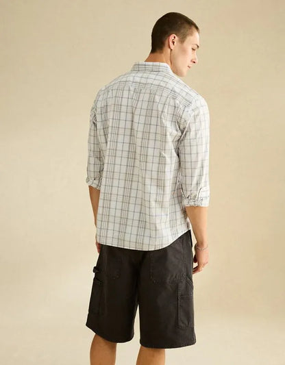 AE Standard Fit Poplin Button-Up Shirt