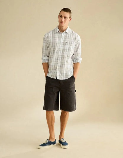 AE Standard Fit Poplin Button-Up Shirt
