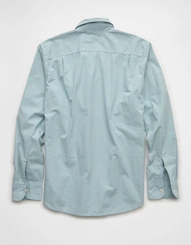 AE Standard Fit Poplin Button-Up Shirt