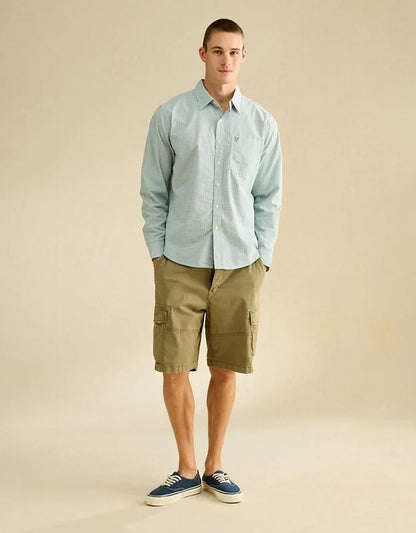 AE Standard Fit Poplin Button-Up Shirt