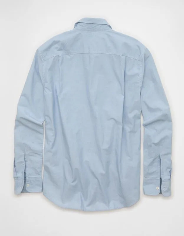 AE Standard Fit Poplin Button-Up Shirt
