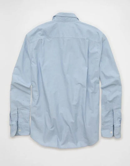 AE Standard Fit Poplin Button-Up Shirt