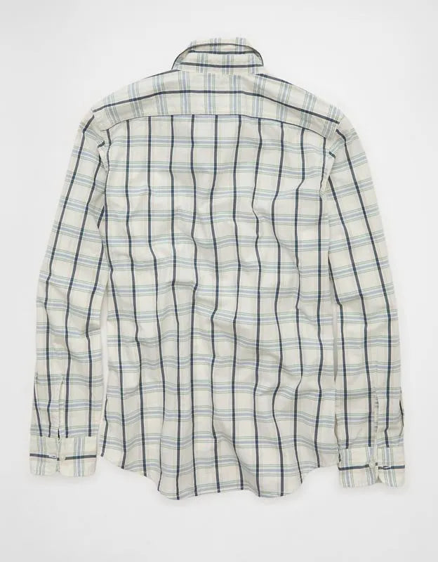 AE Slim Fit Poplin Button-Up Shirt