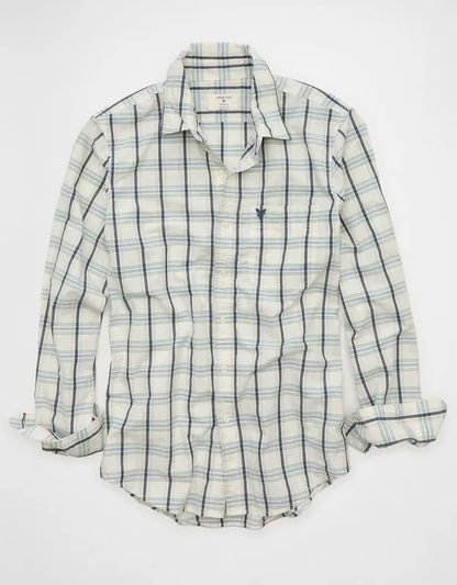 AE Slim Fit Poplin Button-Up Shirt