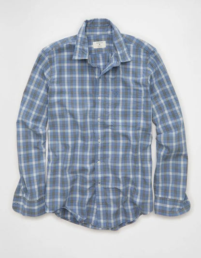 AE Slim Fit Poplin Button-Up Shirt