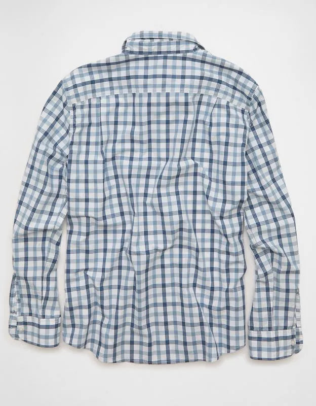 AE Standard Fit Poplin Button-Up Shirt