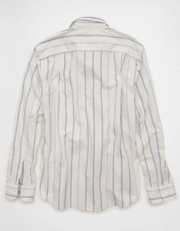 AE Standard Fit Poplin Button-Up Shirt
