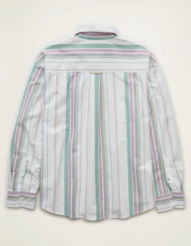 AE Relaxed Fit Oxford Button-Up Shirt