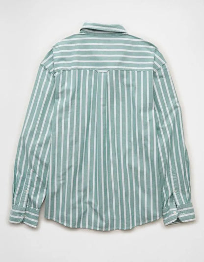 AE Relaxed Fit Oxford Button-Up Shirt