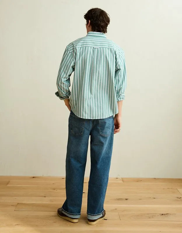 AE Relaxed Fit Oxford Button-Up Shirt