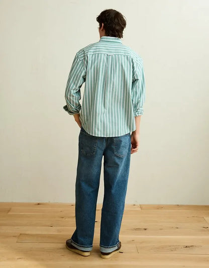 AE Relaxed Fit Oxford Button-Up Shirt