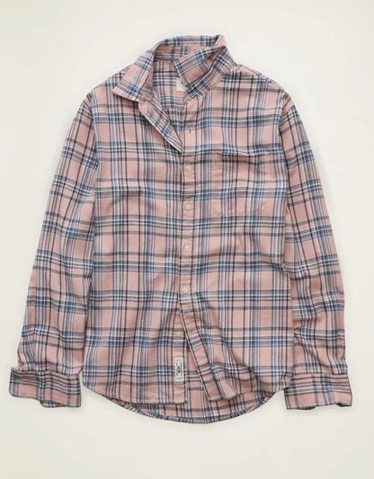 AE Standard Fit Twill Button-Up Shirt