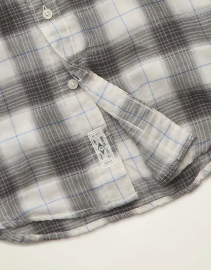 AE Standard Fit Gauze Button-Up Shirt