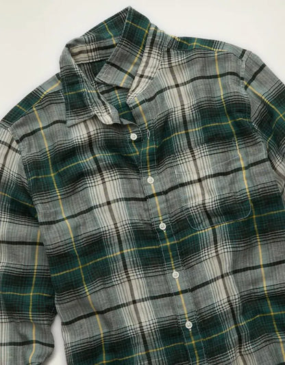 AE Standard Fit Gauze Button-Up Shirt