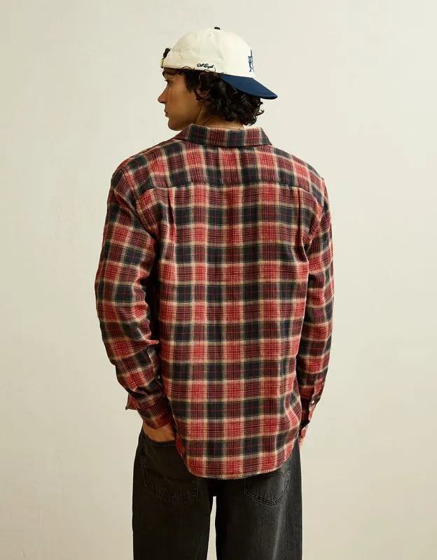 AE Standard Fit Gauze Button-Up Shirt