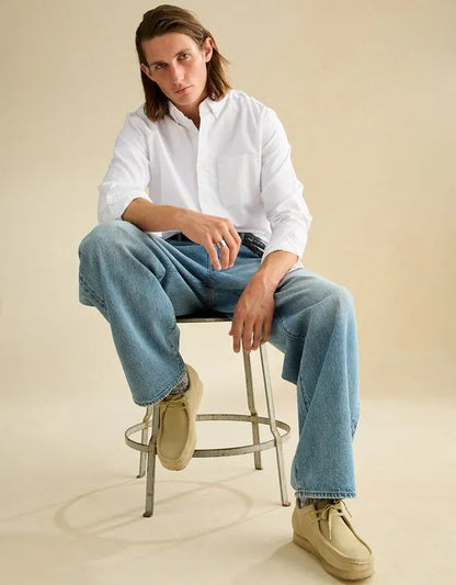 AE Standard Fit Oxford Button-Up Shirt