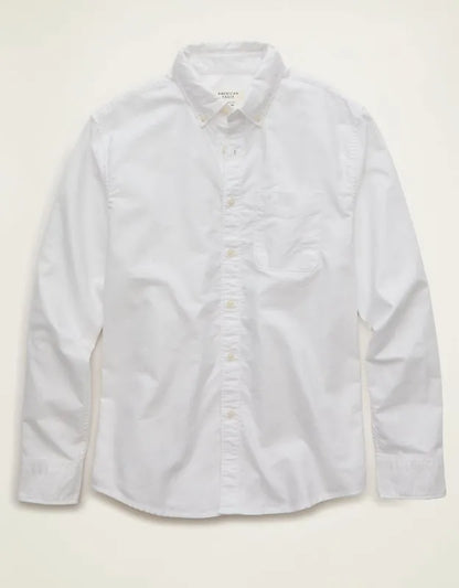 AE Standard Fit Oxford Button-Up Shirt