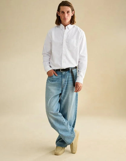 AE Standard Fit Oxford Button-Up Shirt