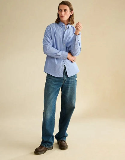 AE Standard Fit Oxford Button-Up Shirt