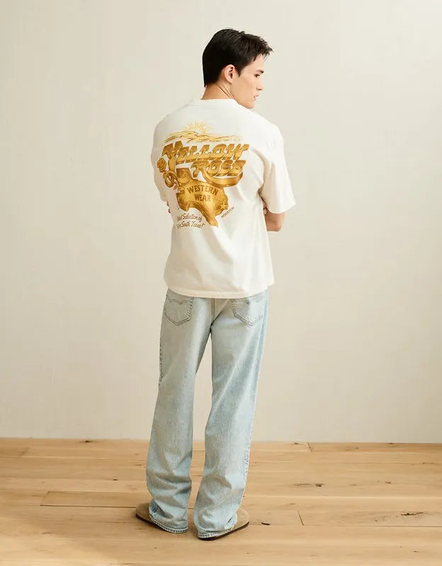 AE Boxy Fit Destination Graphic T-Shirt
